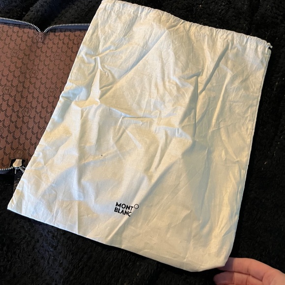 Montblanc dark brown zip notebook cover croc embossed - Picture 4 of 6